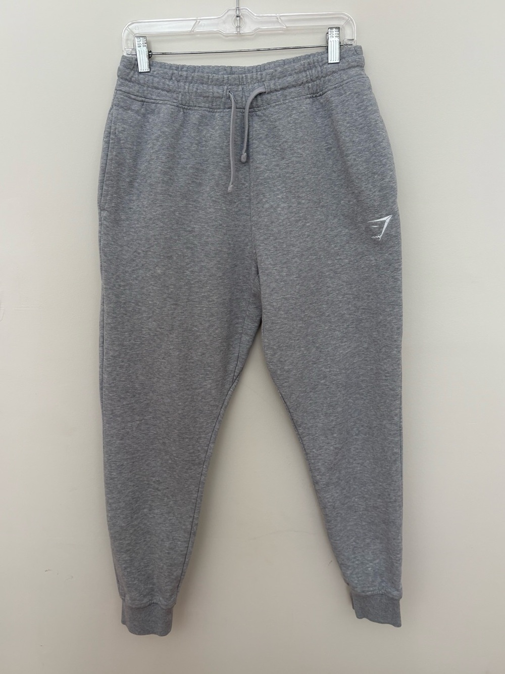 Gymshark grey jogger sweatpants, size medium- like new
